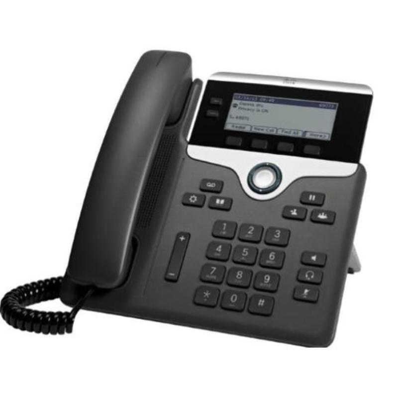 Cisco ip phone 7811 - telefono voip - sip, srtp - carbone