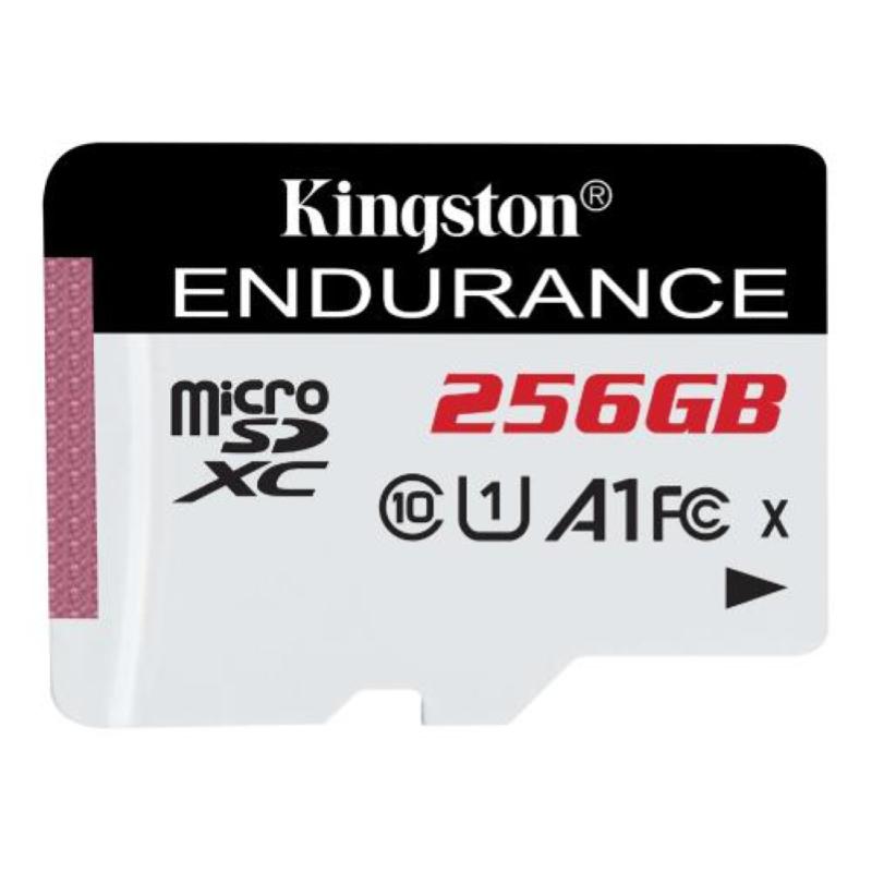Image of Kingston high endurance scheda di memoria flash 256gb a1 - uhs-i u1 - class10 microsdxc uhs-i u1