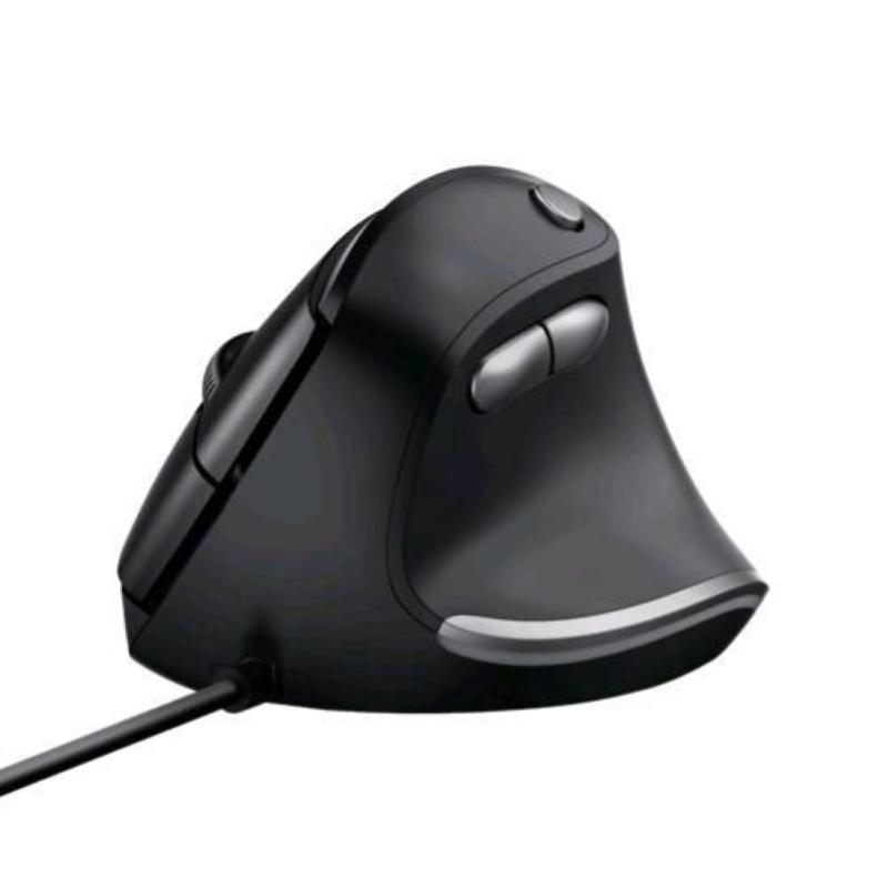Image of Trust bayo mouse verticale wired ottico eco ergonomico 4.200 dpi mano destro 6 pulsanti black