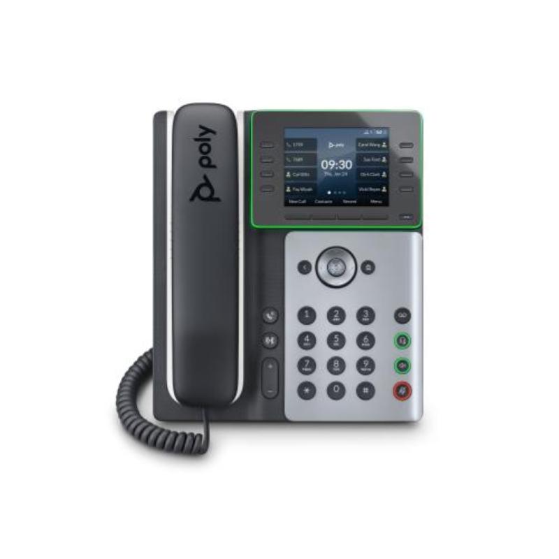Poly edge e320 - telefono voip - con interfaccia bluetooth - 3-way capacità di chiamata - sip - nero