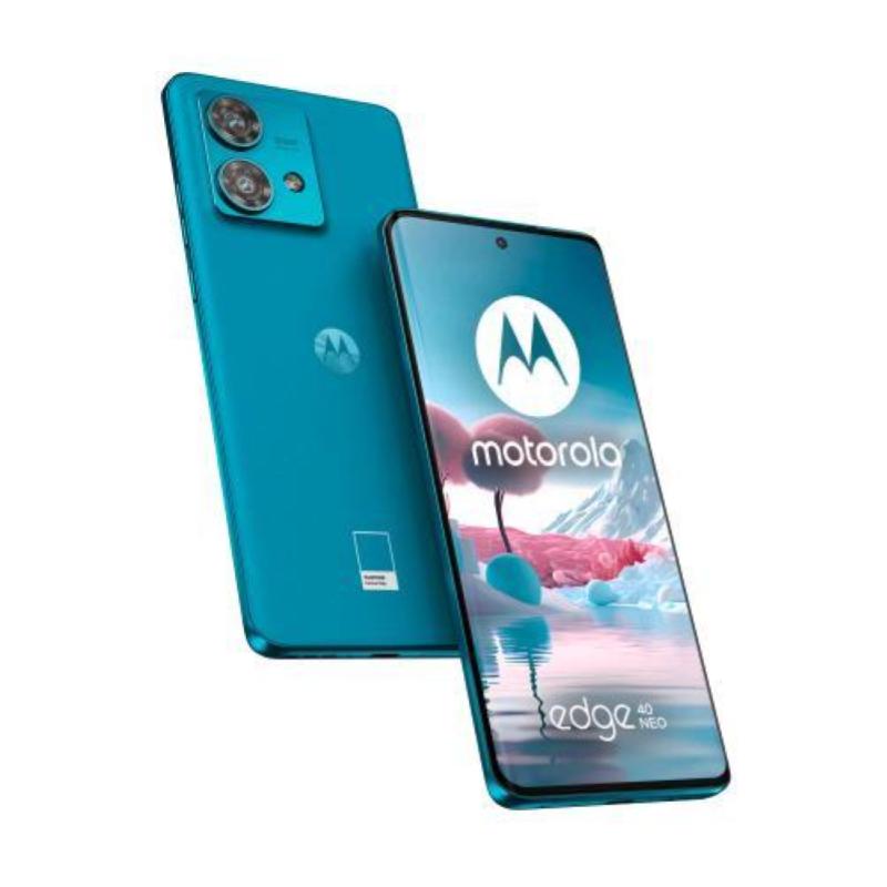 Motorola moto edge 40 neo 5g dual sim 6.55 octa core 256gb ram 12gb 5g italia light blue