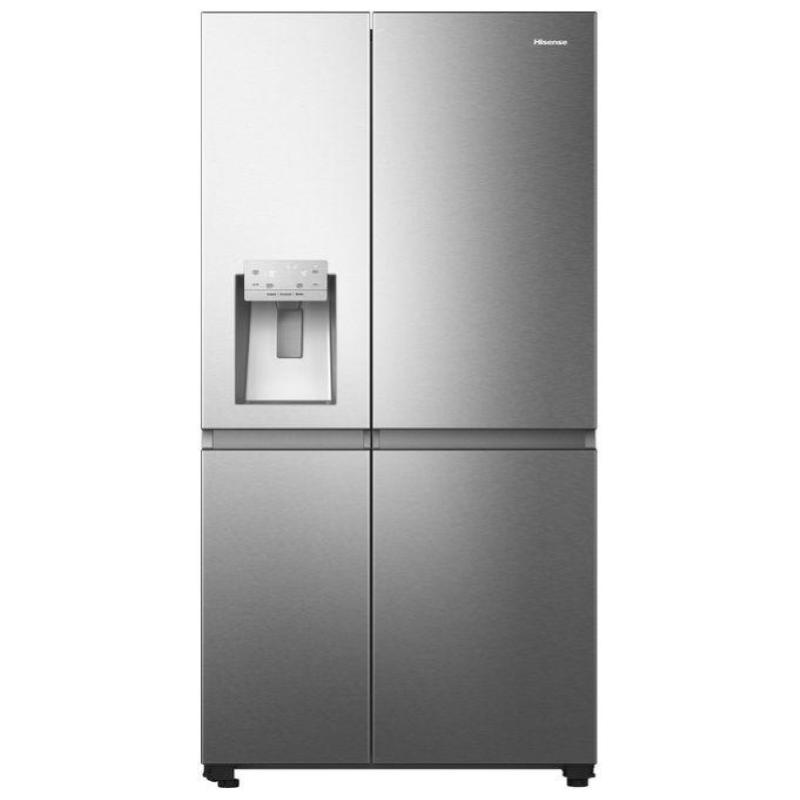 Image of Hisense rs818n4tie frigorifero side by side 2p capacita` 632 litri no frost classe e colore inox