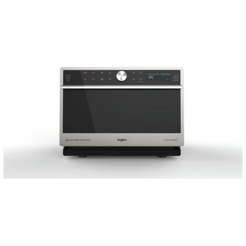 Image of Whirlpool mwsc 9133 sx forno a microonde combinato 33 litri 1000w nero-stainless steel