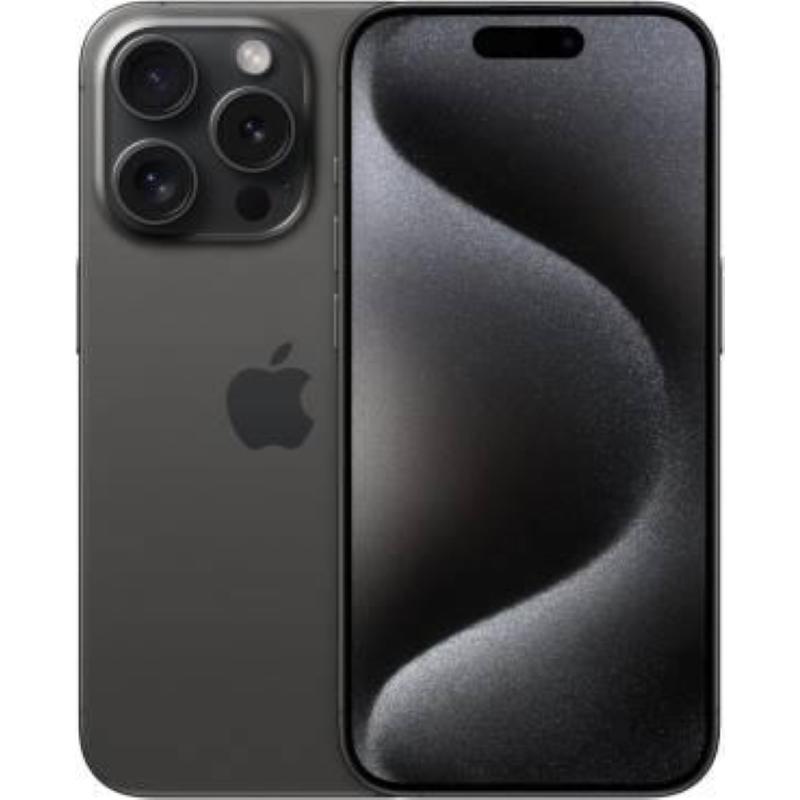 Image of Apple iphone 15 pro 256gb 6.1 black titanium eu mtv13sx/a