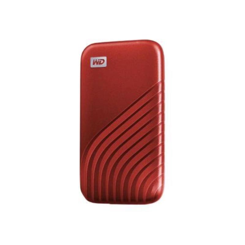 Western digital my passport ssd esterno 2.000gb interfaccia usb type c 3.2 colore rosso