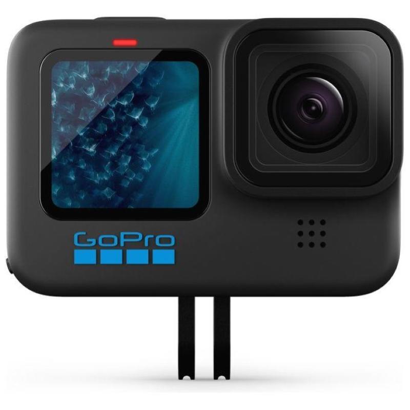 Gopro hero11 black waterproof action camera con 5.3k 60 ultra hd video 27mp photos 1-1.9`` image sensor live streaming