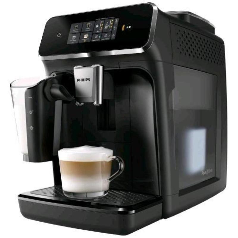 Image of Philips series 2300 lattego ep2334/10 macchina per caffe` automatica con macinatore integrato silenziosa silentbrew nero
