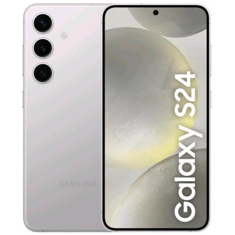 Image of Samsung s921 galaxy s24 5g 6.2 fhd+ octa core 256gb ram 8gb 5g ai intelligenza artificiale tim marble grey