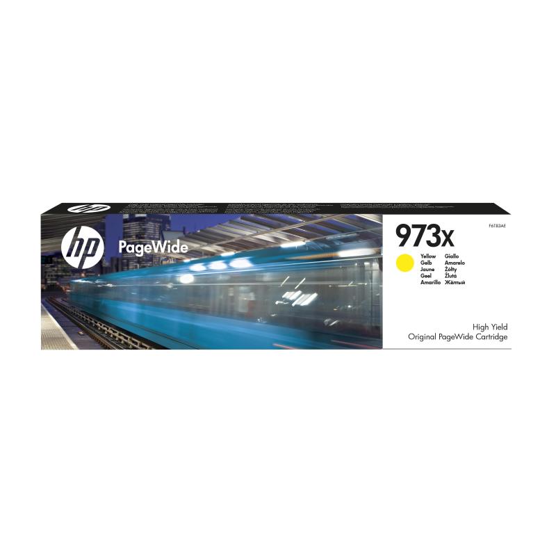 Image of Hp f6t83ae hp 973x ink giallo pagewide