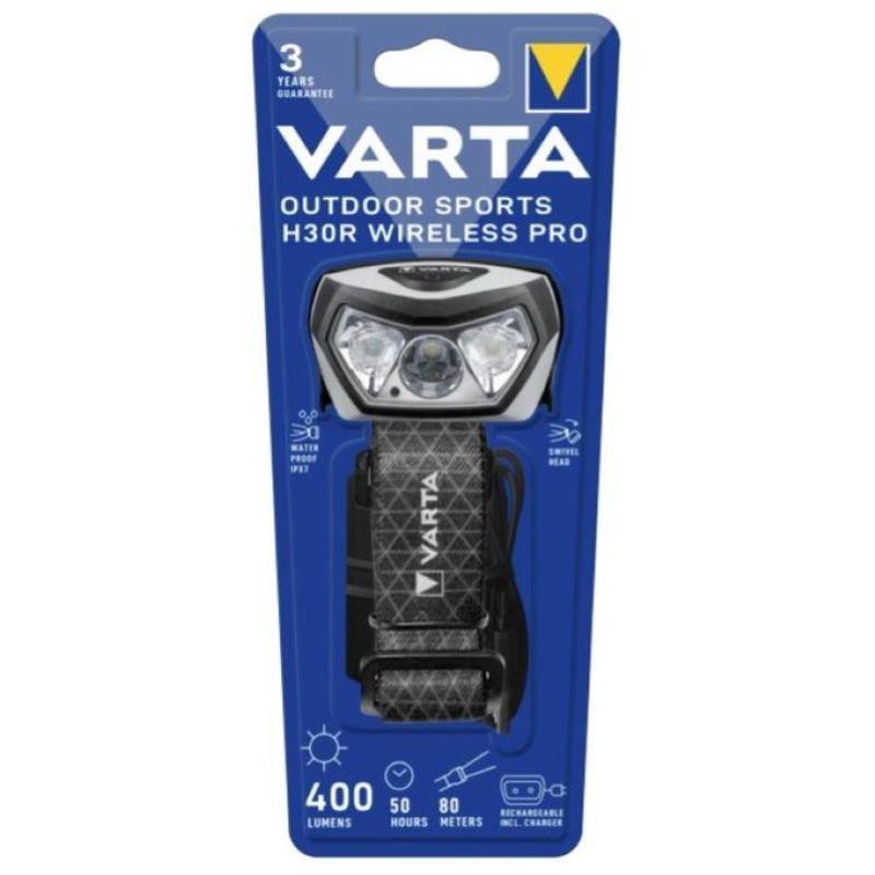 Image of Varta torcia elettrica outdoor sports h30r wireless pro
