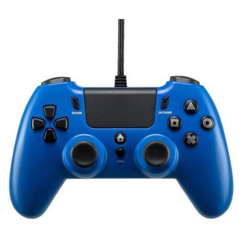 Image of Qubick gamepad wired controller playstation 4 blue