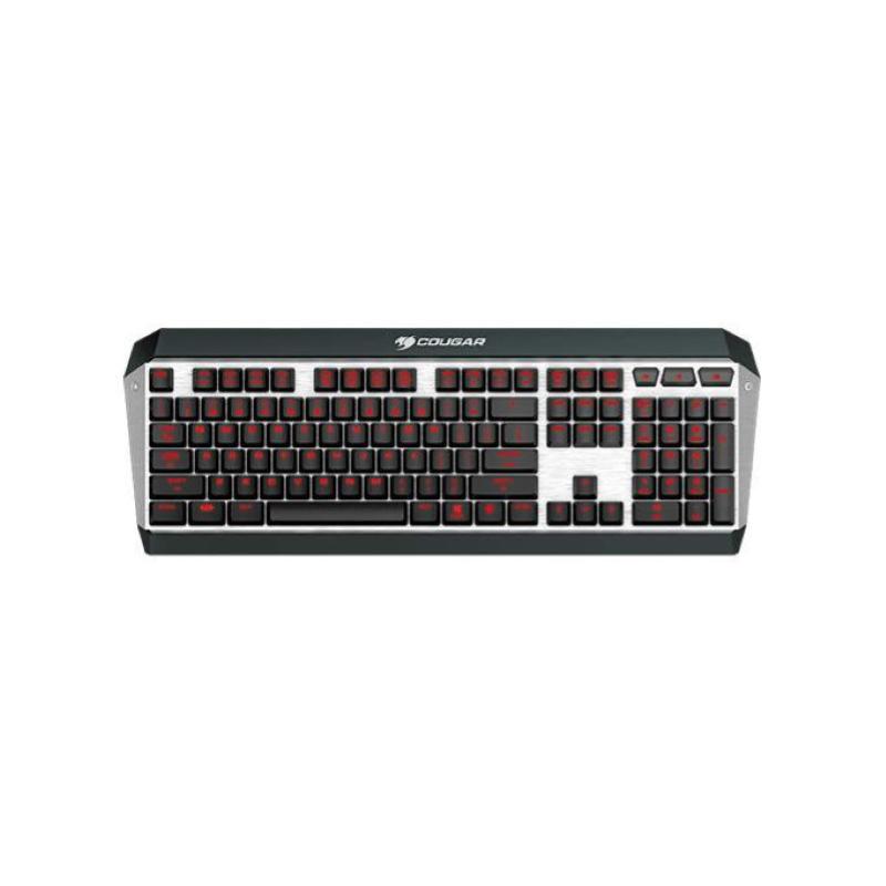 Tastiera gaming wired meccanica attack x3 cherry-switch alluminum usb us-layout - cougar