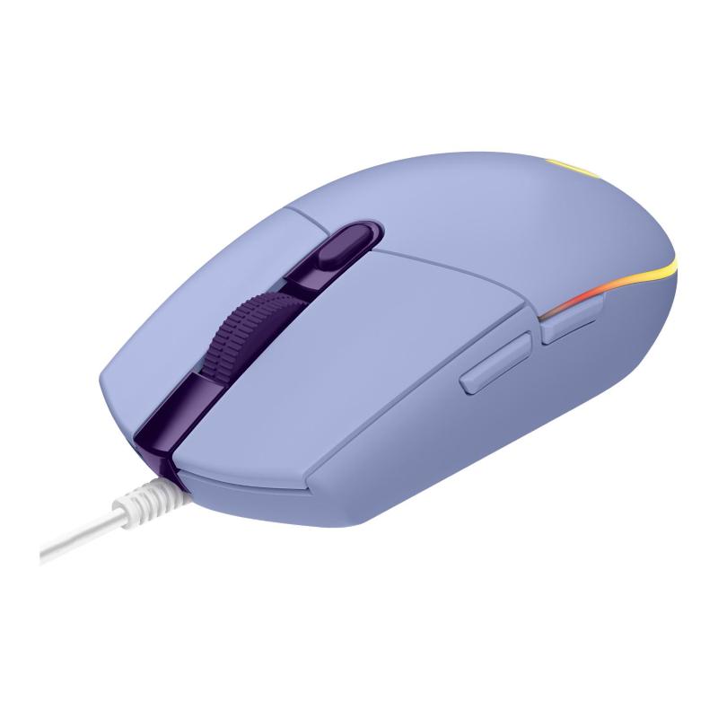 Image of Logitech g203 lightsync mouse gaming con illuminazione rgb personalizzabile 6 pulsanti programmabili e 240 tappetino per mouse da gioco nero-antracite
