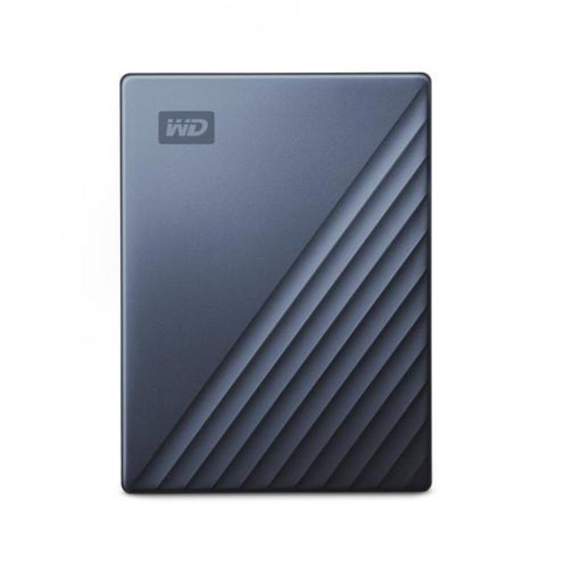 Image of Wd my passport ultra wdbftm0040bbl hard disk esterno crittografato 4tb usb 3.0 connettore usb-c 256 bit aes blu