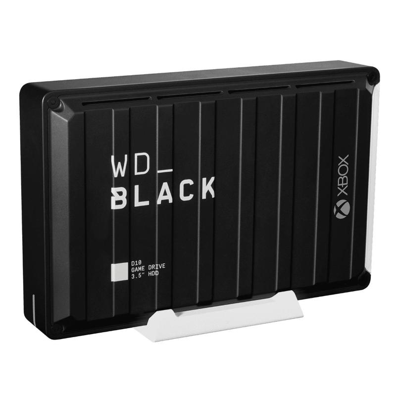 Western digital black p10 game drive hdd esterno 12.000gb 2.5 usb 3.2 gen 1 nero con con finiture bianche