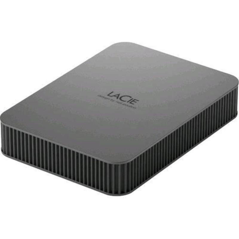 Image of Lacie stlr5000400 5tb mobile drive secure usb-c 3.1 space grey