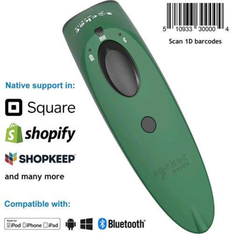 Image of Socket mobile socketscan s700 1d led lettore di codici a barre bluetooth portatile verde