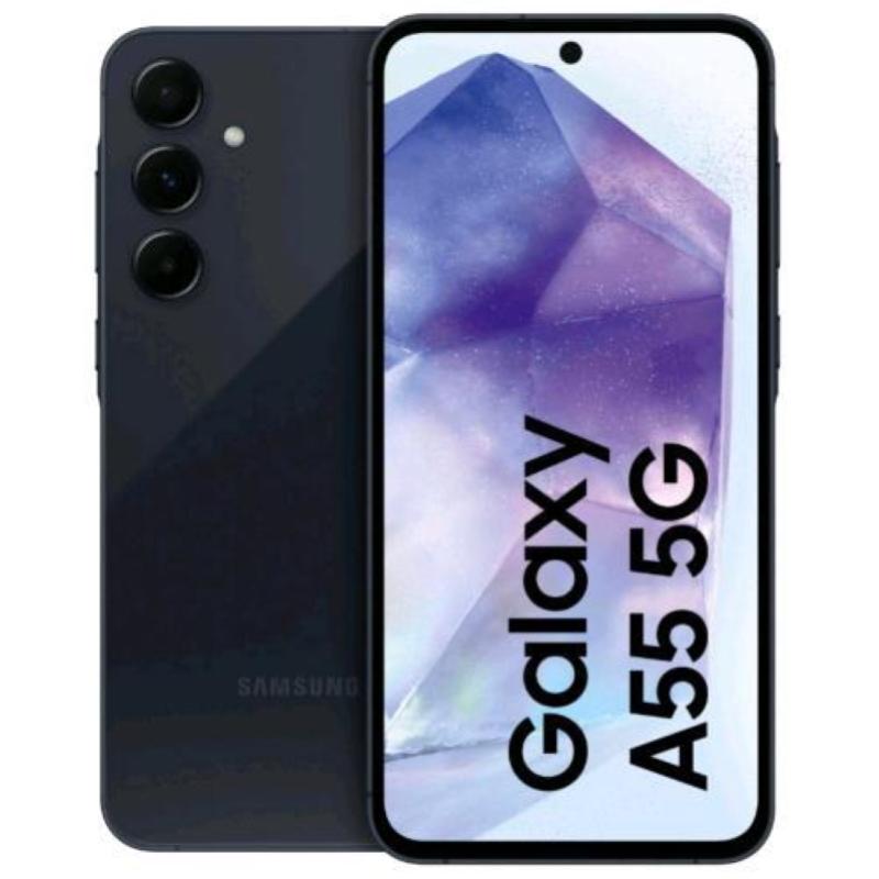 Image of Samsung a556 galaxy a55 5g dual sim 6.6 octa core 128gb ram 8gb 5g vodafone italia blue black
