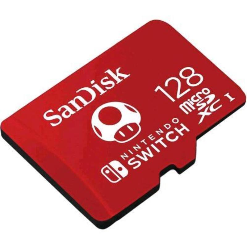 Image of Sandisk - scheda di memoria flash - 128 gb - uhs-i u3 - uhs-i microsdxc - per nintendo switch