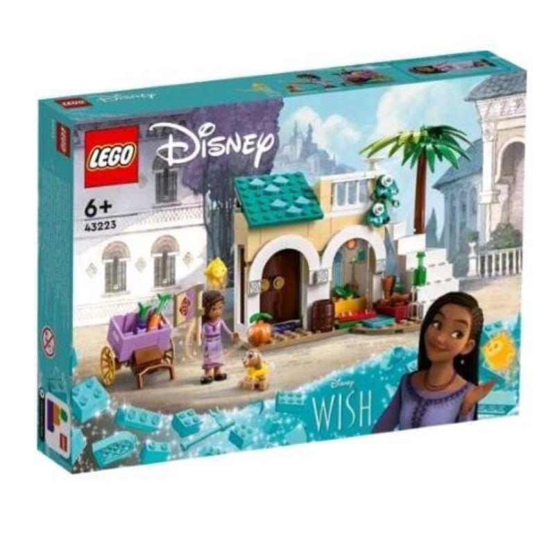 Image of Lego disney wish asha nella citta` di rosas con mini bambola e 2 personaggi