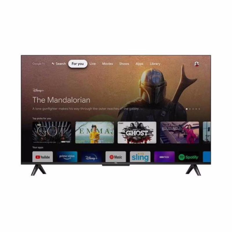 Image of Tcl 43p631 tv led 43`` 4k hdr smart tv android con google tv nero