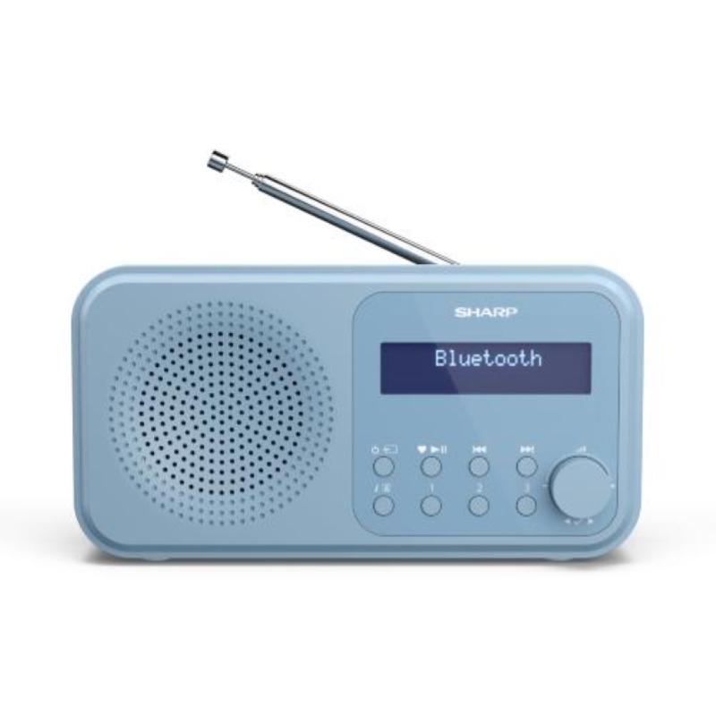 Image of Sharp dab+, fm radio, bt 5.0, 3 w, display blue