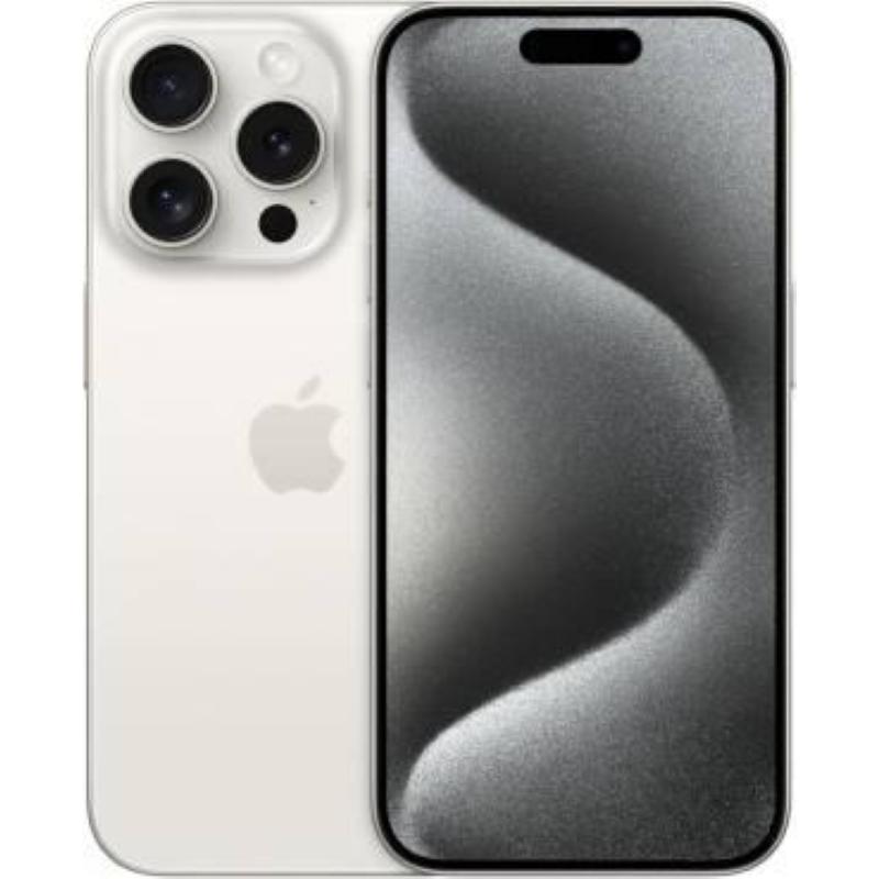 Image of Apple iphone 15 pro 128gb 6.1 white titanium eu mtuw3zd/a