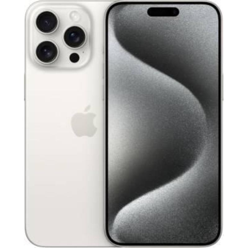 Image of Apple iphone 15 pro max 512gb 6.7 white titanium eu mu7d3sx/a