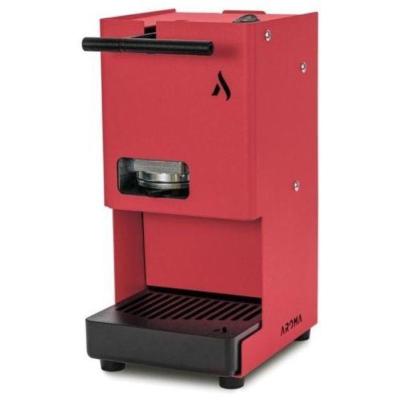 Aroma ego macchina da caffe` a cialde 44mm rosso corallo