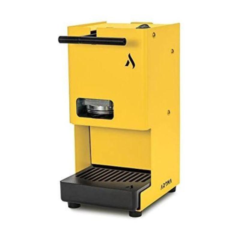 Image of Aroma ego macchina da caffe` a cialde 44mm giallo