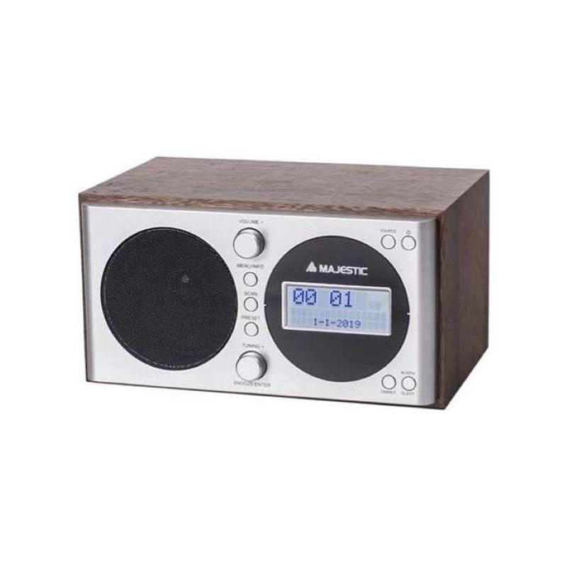 Image of Majestic radio dab portatile wood con sveglia