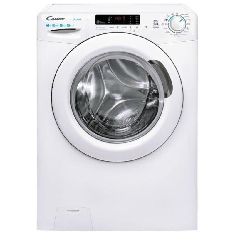 Image of Candy smart css4372dw4111 lavatrice caricamento frontale 7kg 1300 giri-min bianco
