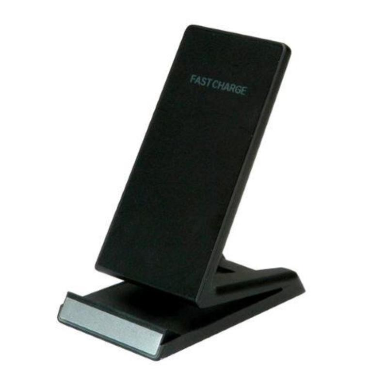 Image of Nilox wireless charging stand caricabatterie wireless per dispositivi qi 10w nero