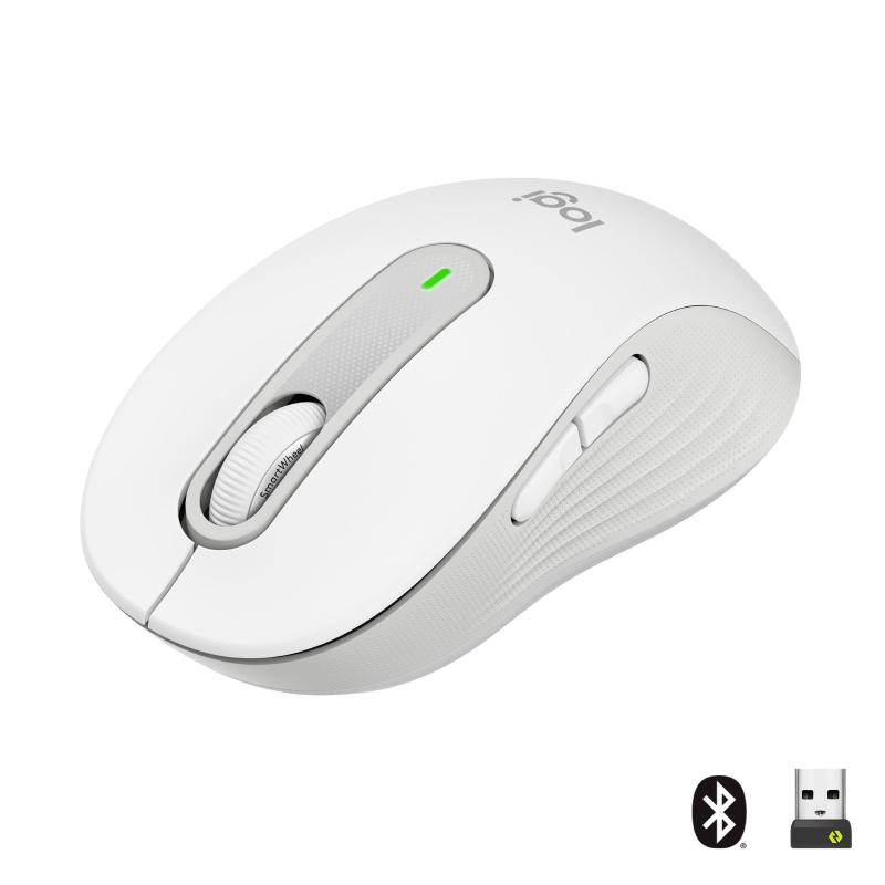 Image of Logitech signature m650 m mouse ottico wireless 2.000 dpi 5 pulsanti bianco cod030