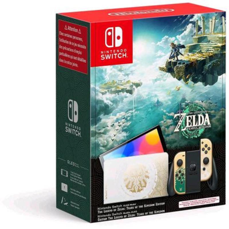 Image of Nintendo switch modello oled edizione speciale the legend of zelda: tears of the kingdom