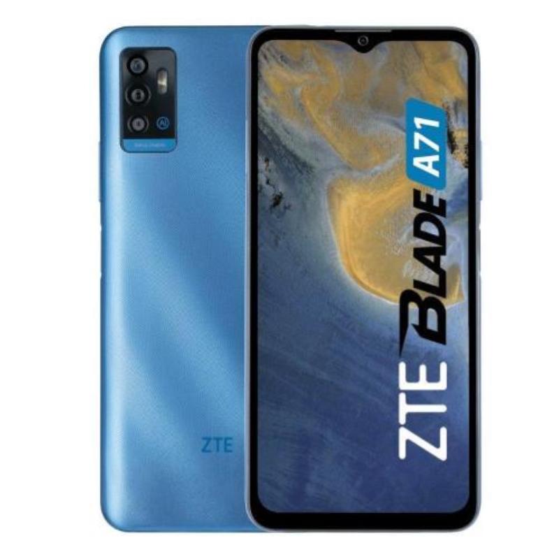 Image of Smartphone zte blade a71 6.5 64gb ram 3gb blue italia