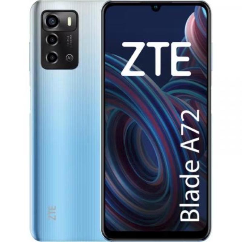Image of Smartphone zte blade a72 6.7 64gb ram 4gb dual sim 5g blue wind3 italia
