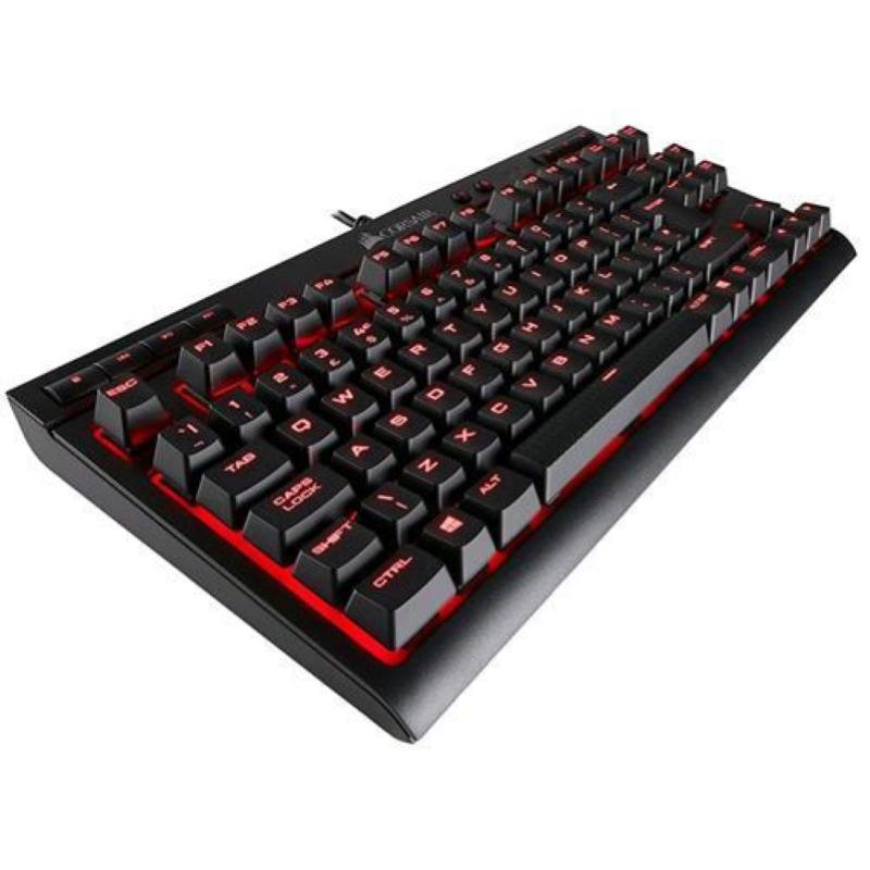 Image of Corsair k63 cherry mx red tastiera gaming meccanica retroilluminazione rosso