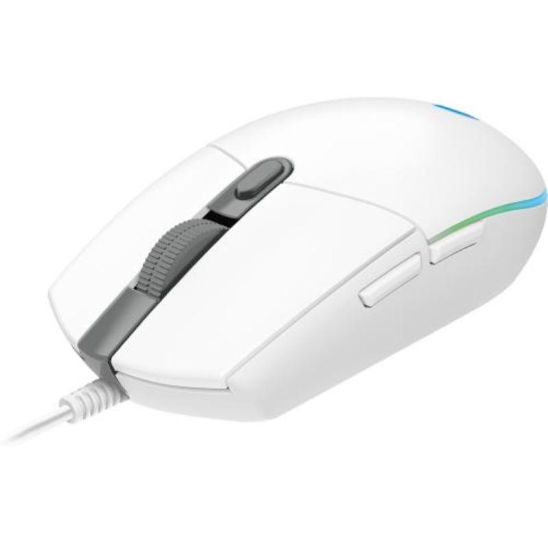 Image of Logitech gaming mouse g102 lightsync - mouse - per destrorsi - ottica - 6 pulsanti - cablato - usb - bianco