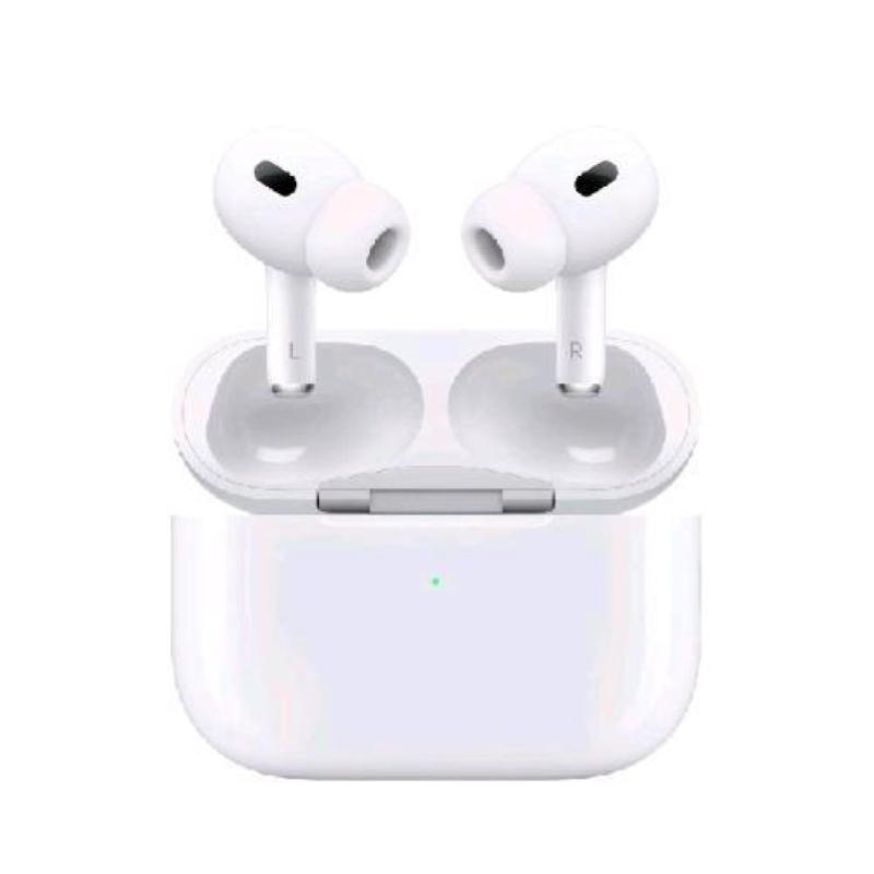 Image of Apple airpods pro 2 cuffie wireless in-ear musica e chiamate bluetooth custodia di ricarica magsafe con altoparlante e cordino bianco