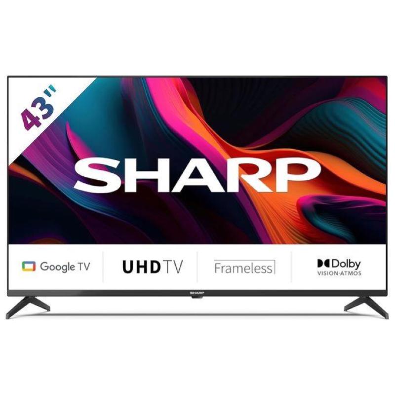 Image of Sharp 43gl4260e tv led 43`` ultra hd 4k frameless smart google tv