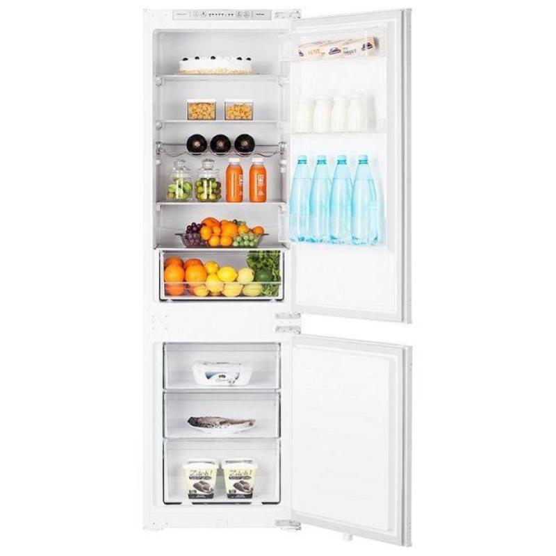 Image of Hisense rib312f4awe frigorifero combinato da incasso 246 litri classe energetica e no frost 176.8 cm bianco