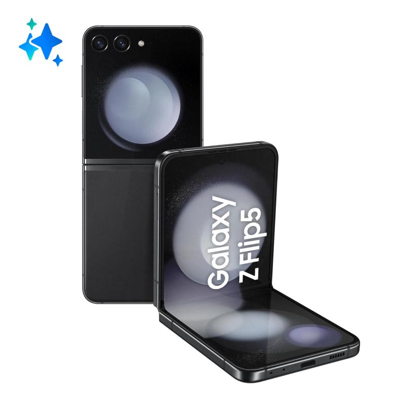 Samsung galaxy z flip5 5g 8gb 256gb 3.4``-6.7`` amoled 120hz dual sim graphite italia