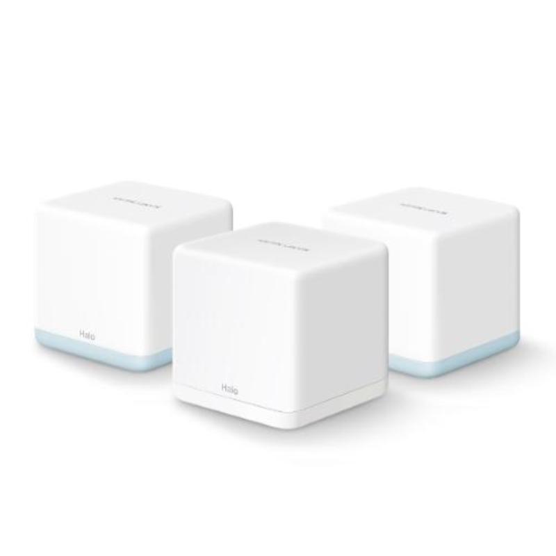 Tp-link mercusys mesh dual-band ac1200mbps 2 porte ethernet gigabit modalita` router e access point 3 pezzi con copertura fino a 320 ? halo h32g(3-pack)