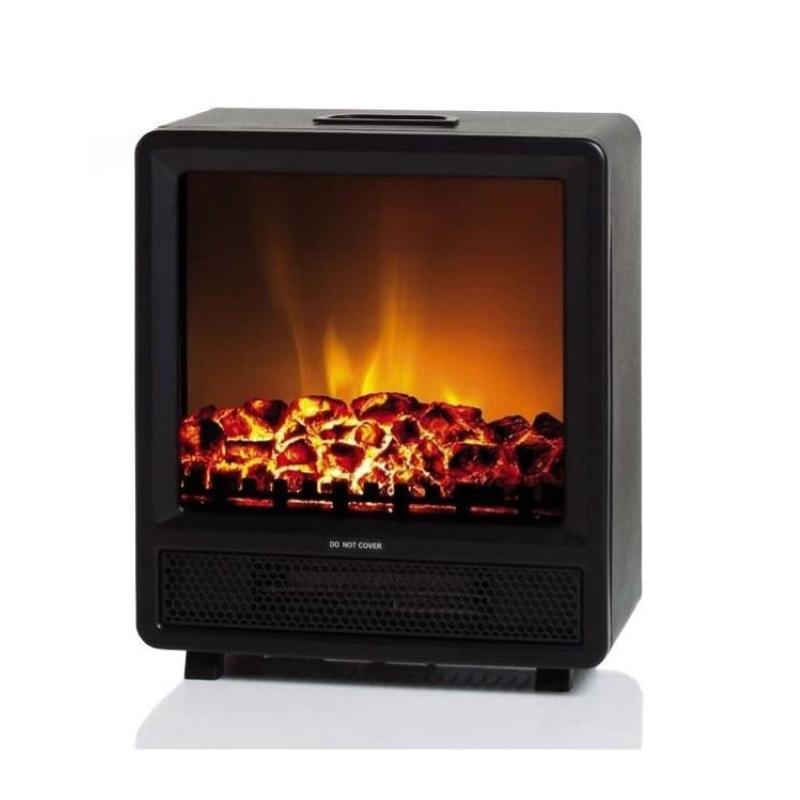 Camino elettrico portatile square nero (ar350)