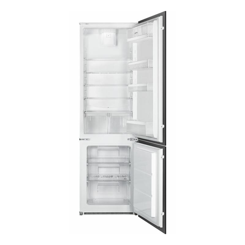 Smeg frigo incasso combinato ventilato no frost 269lt e bianco c41721e