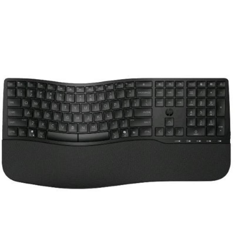 Image of Hp 685 comfort dual-mode tastiera ergonomica wireless + blutooth layout italiano nero cod030