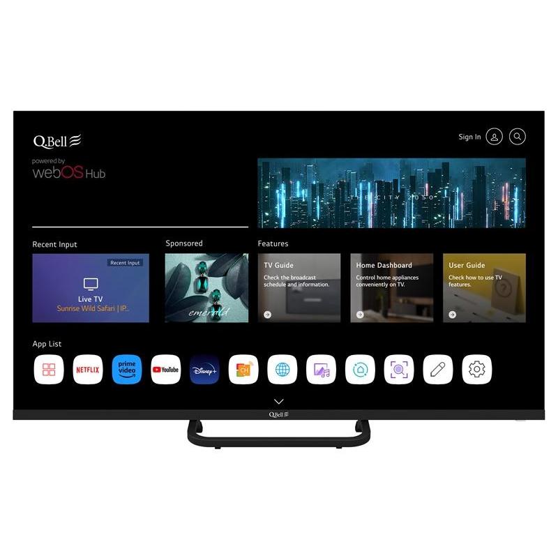 Tv led 55 qt55uwf9b ultra hd 4k smart tv webos wifi dvb-t2