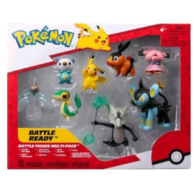 Rei toys pokemon personaggi da collezione assortiti conf 8 pz.