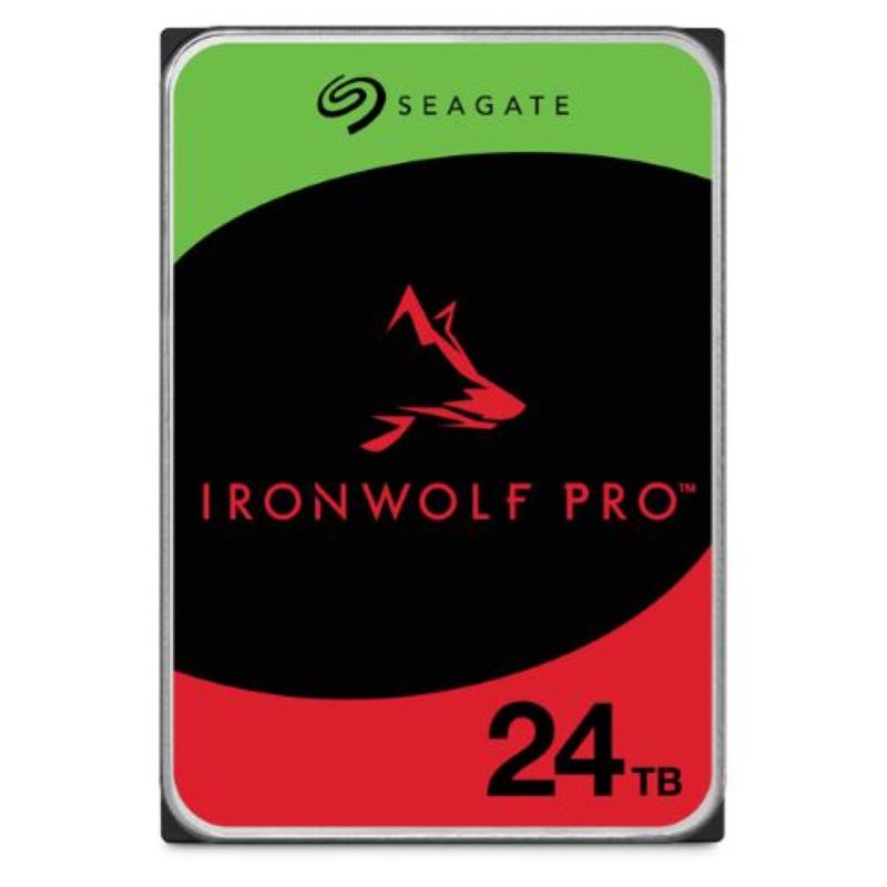 Seagate ironwolf pro st24000nt002 - hdd - 24 tb - interno - 3.5 - sata 6gb/s - 7200 rpm - buffer: 512 mb - con 3 anni seagate recupero dei dati di salvataggio